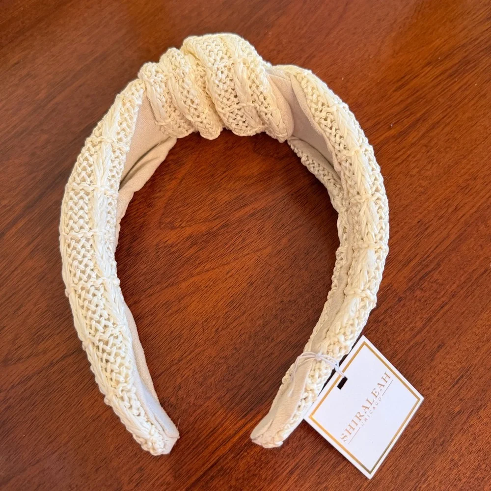 NWT Shiraleah Southern Belle Coastal Woven Knotted Headband